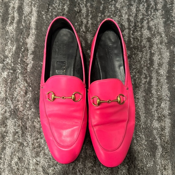 Gucci Bright Pink Loafers